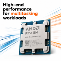 Prosesor Desktop Ryzen 9 9950X3D Seri 9000 Zen5 5.7GHz Max Boost 3D V-Cache untuk Gaming & Pembuatan Konten CPU AM5 Tersedia