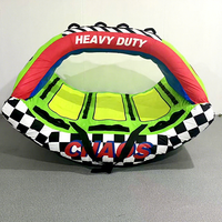 Tube gonflable remorquable volant en gros jouets de sport nautique max 3 cavaliers tube remorquable 3 personnes engrenage tube remorquable à vendre