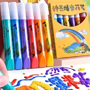 Rotulador <span class=keywords><strong>Multisuperficie</strong></span> Popcorn Pen, Marcador 3D con Tinta Expansiva Mágica Activada por Calor para Madera, Cerámica, Vidrio, Manualidades - Product Image 2