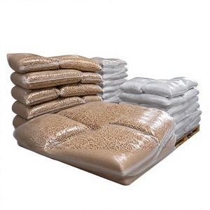 Briquettes de bois de pin de qualité, diamètre 6 mm, pour système de chauffage - Product Image 1