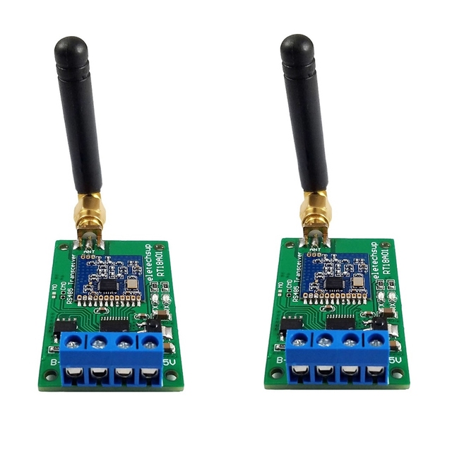 RT18A01 RS485 Transceiver Wireless Repeater 485 Master-slave control 433M 868M FSK Uhf Module