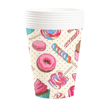 vaso de papel de 9 oz