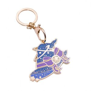 Porte-clés en métal personnalisés avec paillettes émaillées Kunshan Krell, porte-clés anime, porte-clés en métal sur mesure - Product Image 5