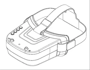 FPV-Brille VR009 5.8G Dual Antenna 40CH <span class=keywords><strong>3</strong></span>-Zoll-Monitor für FPV Racing Drone-Zubehör - Product Image 4