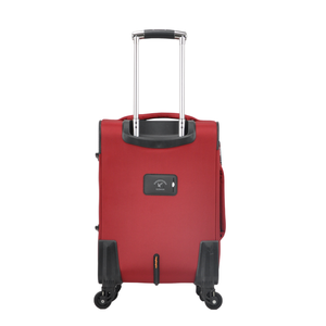 Trọng lượng nhẹ mở rộng Spinner Nylon hành lý đặt cho phụ nữ sang trọng giải trí phong cách giá rẻ Polyester Vải vali với 4 Spinners - Product Image 4