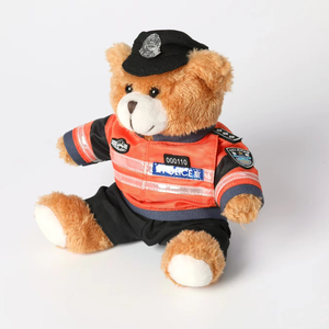 Pakaian Beruang Teddy Katun Terinspirasi Polisi untuk Beruang Teddy Ukuran 14\"-18\" - Product Image 3