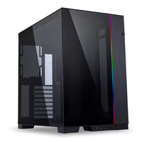 O11 Dynamic New Full Tower Computer Case Negro Blanco Plata ATX Full Tower Gaming PC Case Material plástico Escritorio