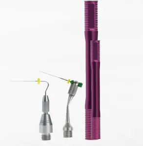 Support <span class=keywords><strong>2</strong></span>-en-<span class=keywords><strong>1</strong></span> pour microscopes et instruments endodontiques, <span class=keywords><strong>1</strong></span> pièce à main, 6 sondes de nettoyage de canaux radiculaires, outils dentaires réutilisables à commande manuelle K/H/C - Product Image 2