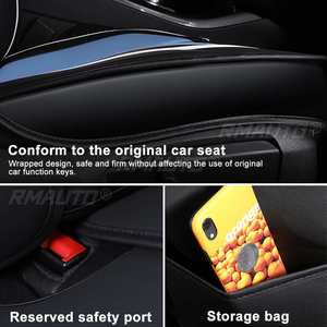 10 housses de siège universelles en cuir PU pour automobiles, protection de siège auto, design tout-en-un, pour toutes les voitures, la plupart des berlines et SUV - Product Image 6