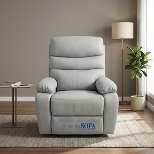 Modern PU Leather <b>Recliner</b> Chair Manual Living Room Furniture Solid Back Leisure Chair Contemporary Design - Product Image 1