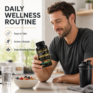 Capsules de Shilajit Extra Fort, Ashwagandha, Tongkat Ali, Rhodiola et Acide Fulvique – Pure Formule Végétale Herbacée de l'Himalaya – Meilleures Ventes pour la Santé - Product Image 5