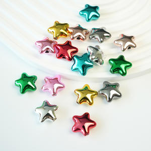 Cuenta acrílica de 100g para chapado en UV multicolor, Agujero colgante mixto, cadena de teléfono DIY, llavero, fabricación de accesorios de joyería - Product Image 6