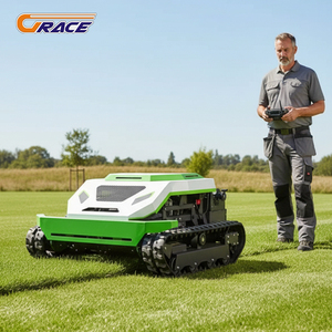 CE EPA Approved All Terrain Grass Cutting Machine Agriculture Rubber Tracks Remote Control <strong>Robot</strong> <strong>Lawn</strong> <strong>Mower</strong> With Snow Sweeper - Product Image 4
