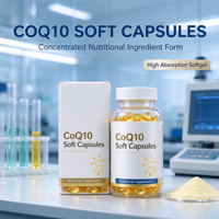 Complexe de coenzyme Q10 en gélules molles avec vitamine E, antioxydant naturel sans sucre, 0,6 g, complément nutritionnel