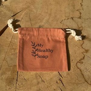 Simple Style <b>Drawstring</b> Bag High Quality Recyclable Cotton <b>Drawstring</b> <b>Pouch</b> Bag - Product Image 4