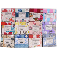 Parure de lit de luxe en microfibre imprimée motif végétal, très grand lit, 6 pièces, avec drap-housse, feuilles marines, 4 pièces pour usage domestique