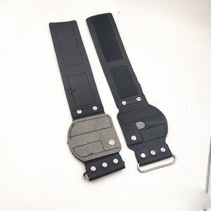 Bracelet de poignet pour moulinet de pêche, sangle réglable noire avec boucle pour accessoires de pêche en eau douce - Product Image 3