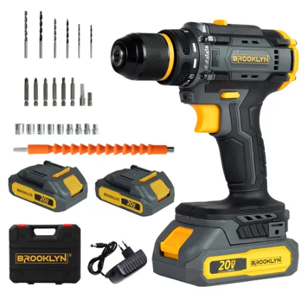 Popular Cordless Drill 21V Wholesale Factory Power Tools Wireless Lithium Battery Machine