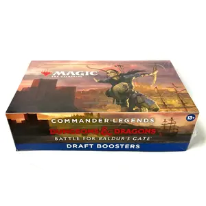 New Sales Genuine indoor Activities Commander Legends Battle for Baldur's Gate Draft Booster Box - MTG