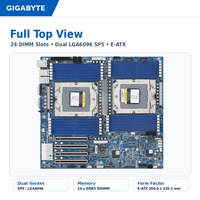 Nouvelle carte mère serveur GIGABYTE MZ73-LM1 E-ATX, double processeur AMD EPYC 9005/9004 SP5, DDR5 24 DIMM, PCIe Gen4, station de travail AI, SATA