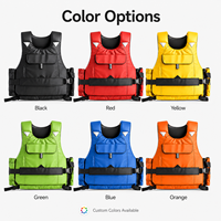 Gilet de sauvetage en néoprène 120-150N pour rafting en eaux vives avec patchs réfléchissants et sangles réglables pour kayak, canyoning, PFD commercial