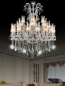 北欧豪华设计玛丽亚特蕾莎吊灯家庭酒店餐厅宴会发光玻璃蜡烛吊灯水晶装饰 - Product Image 3