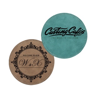 High Quality Custom Blank Leather Coaster for Custom Mug Coaster-Premium Promotional Coaster