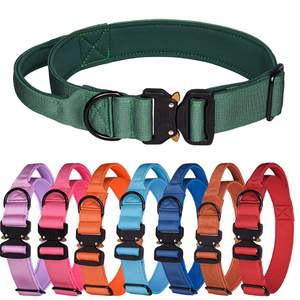 Tactische Halsband Met Handvat Duurzaam Tactisch Nylon Hondenhalsband Verstelbare Trainingskraag Voor Grote Honden - Product Image 1