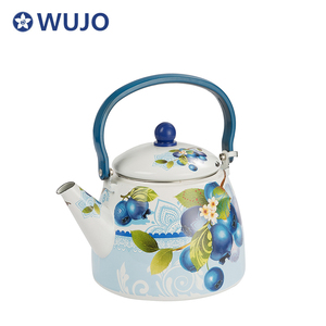 Enamel <strong>Modern</strong> Tea Water <strong>Kettle</strong> With Handle - Product Image 1