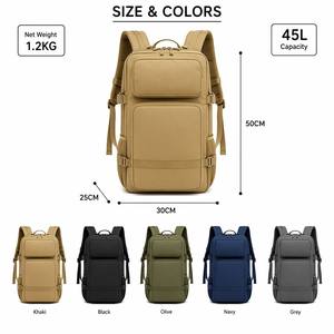Mochila de Senderismo Resistente de 45L, Mochila de 3 Días para Actividades al Aire Libre, Compatible con MOLLE, Correas Acolchadas para Trekking, Camping, Caza y Pesca - Product Image 2