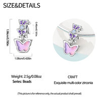 Meilleures ventes : Breloques et pendentifs en argent sterling 925, motifs Fée de la forêt, Elfe, Papillon, pour la création de bracelets DIY, accessoires, cadeau de fête