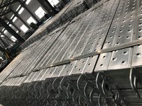 Planche de chantier en acier HF Q235, plancher de chantier métallique galvanisé pour la construction
