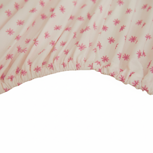 Sábana de Algodón para Cama de Recién Nacido, Cubrecama Elástico para Guardería, Ropa de Cama para Bebés 100% Algodón, Estilo Liso con Estampado de Animales - Product Image 1