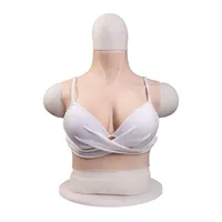 IVITA Big Areola HUGE Size Straps Fake Boobs J Cup Silicone Breast Forms  11xl for sale online