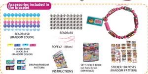 Juego de Cuentas para <span class=keywords><strong>Hacer</strong></span> Pulseras Coloridas de Primera Calidad para Manualidades Creativas Infantiles, Fabricación de <span class=keywords><strong>Joyas</strong></span>, Regalos de Cumpleaños y Recuerdos de Fiesta - Product Image 4