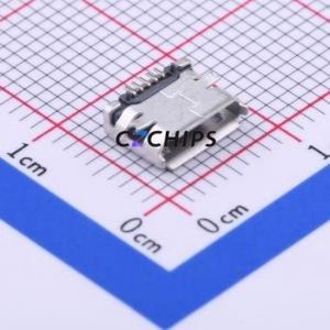 MicroQTJ USB Connector SMD Connector ( Connector Type: Micro-B )( Protocol Standard: USB 2.0 )( Gender: Female ) - Product Image 1