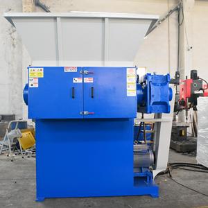 Mini Metal <strong>Shredding</strong> Single Shaft Shredder Machine Twin Shaft Whole Waste <strong>Rubber</strong> Plastic Paper Shredder - Product Image 2