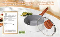Pot à lait de haute qualité Offre Spéciale ustensiles de cuisine antiadhésifs coulée sous pression poignée en bakélite en aluminium casserole antiadhésive