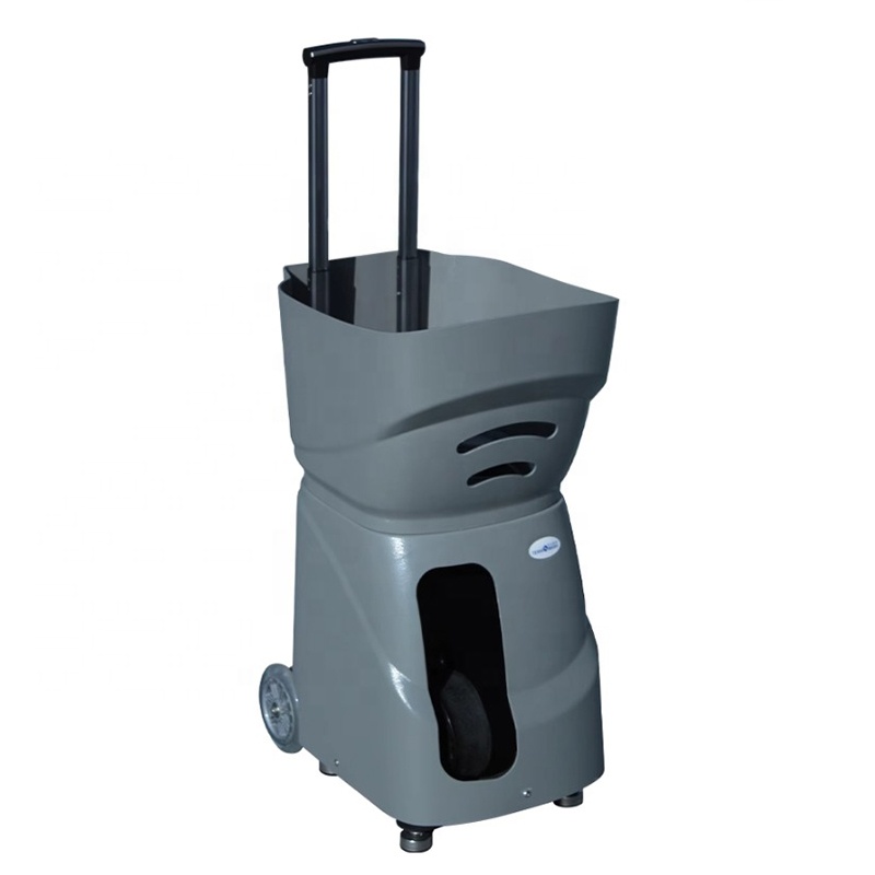 Oem High-capacity Smartphone Remote-controlled Portable Automatic Tennis Ball Machine For Training