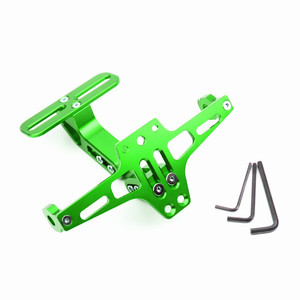 Adjustable Colored Motorcycle Modified License Plate Frame Aluminum Alloy <b>Bracket</b> - Product Image 6