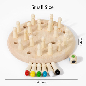 Vente en gros de bâton de mémoire en bois éducatif écologique pour enfants Jeux d'échecs bâton de mémoire de jeu de société pour la fête de famille - Product Image 6