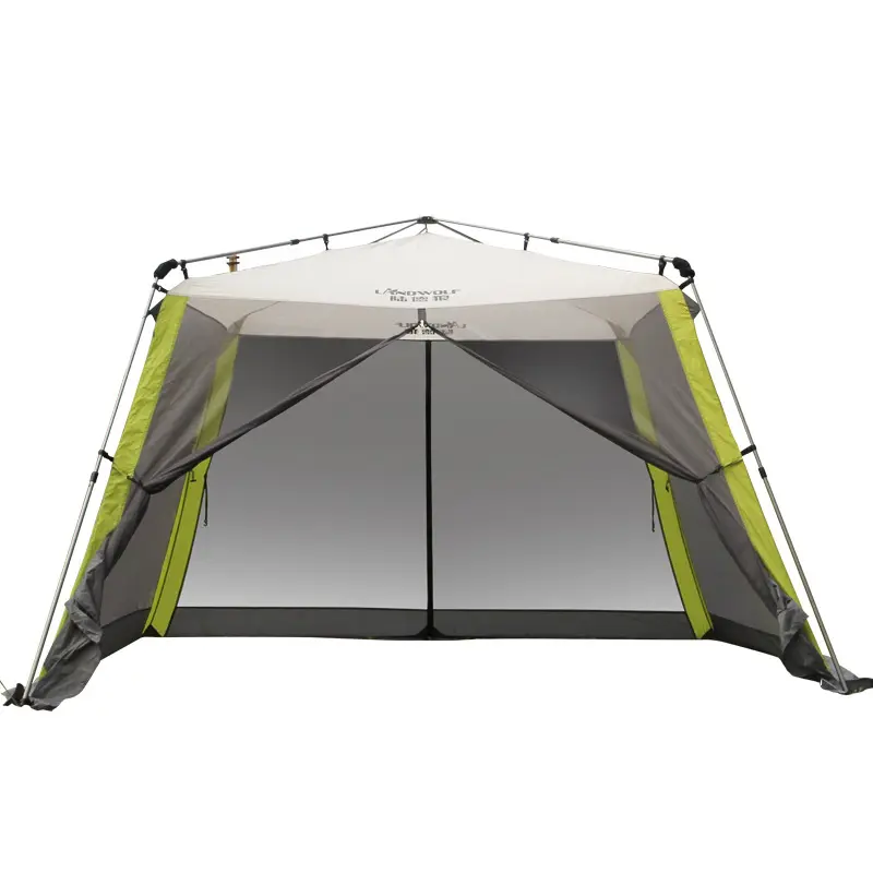 Popular One-Bedroom Summer Outdoor Camping Tent with Big Base Mesh Fabric for Family Camps on Sale