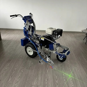 SHOWWAY Machine de marquage routier à pulvérisation à froid, économique et pratique, à poussée manuelle, moteur 6,5 CV, haute efficacité pour la marquage automatique à petite échelle - Product Image 4