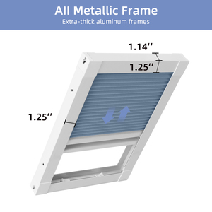 Stores alvéolaires sans fil ZSTARR pour puits de lumière, à ressort pour une utilisation facile - Product Image 3