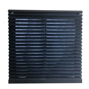 255x255x121mm black color FJK6625.M230 224m3/h 220V 230V AC EC fan filter for cabinets