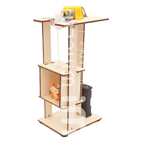 Kit de Modélisation d'Ascenseur Électrique en Bois Wincent DIY, Jouet Éducatif Scientifique Mécanique STEM, Cadeau pour Enfants - Product Image 3