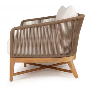 Nórdico al aire libre ocio ratán sofá impermeable protección solar patio sala de estar balcón muebles de jardín al aire libre - Product Image 4