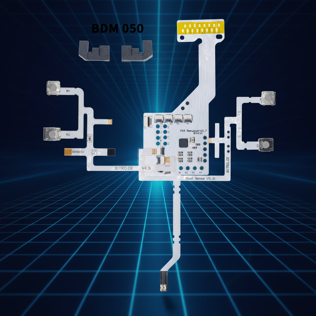 DIY Modification Parts for <strong>PS5</strong> <strong>Controller</strong> Smart Trigger for BDM 030 Click Mouse Buttons with Remapper Optional Switches