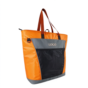 Sac isotherme de pique-nique en nylon pour femme, extra large, surdimensionné, vintage, tendance estivale, portable, robuste, résistant à l'eau, réutilisable - Product Image 4