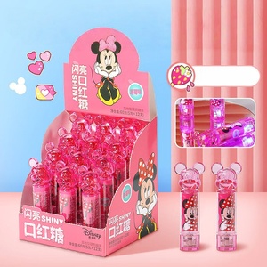 Bonbons brillants en forme de rouge à lèvres, exportés directement de l'usine, bonbons comestibles lumineux pour enfants, bonbons interactifs créatifs en forme de dessin animé - Product Image 2